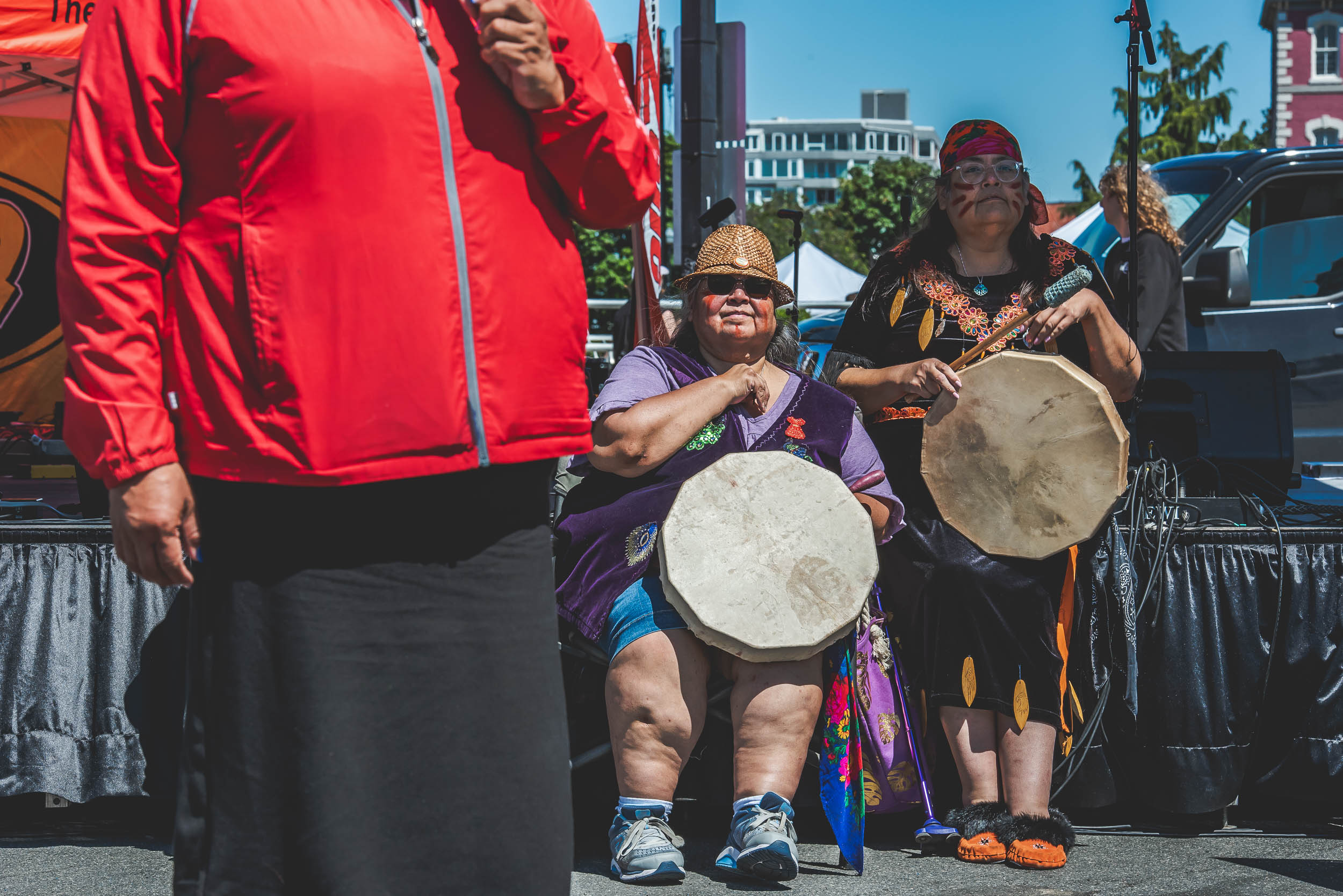 Lekwungen Traditional Dancers at BC CrabFest